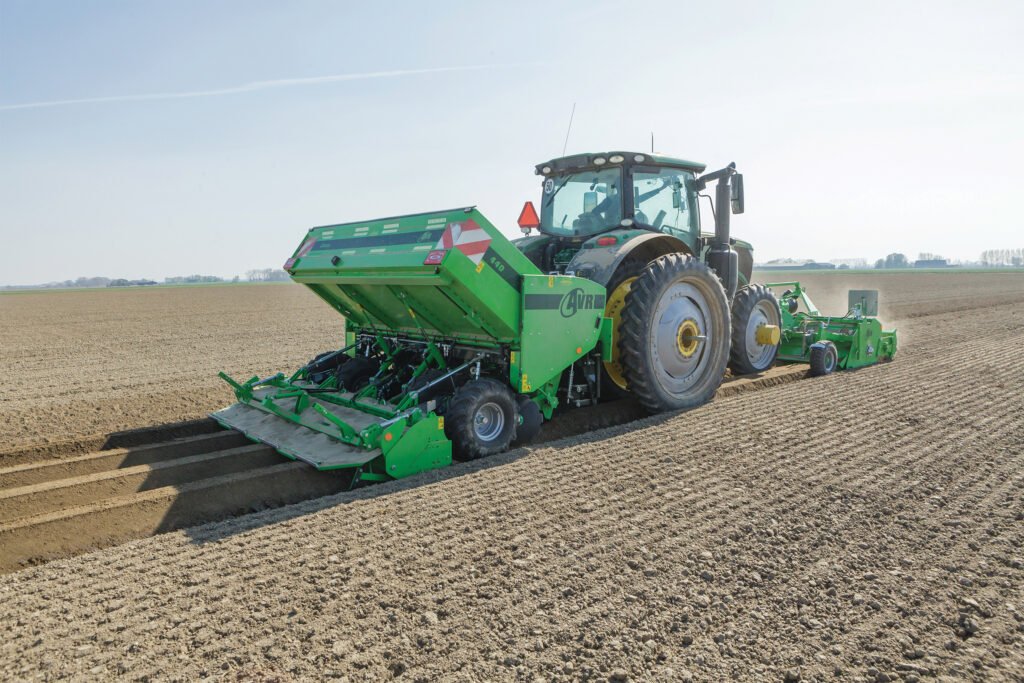Cered gedragen pootmachine